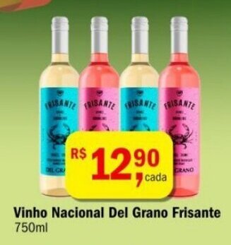 Ultrabox Vinho Nacional Del Grano Frisante 750ml oferta