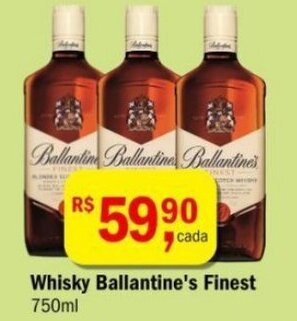 Ultrabox Whisky Ballantine's Finest 750ml oferta