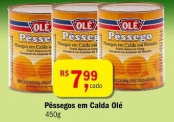Pessegos em Calda Ole 450g