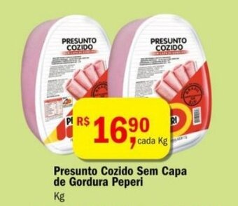 Ultrabox Presunto cozido sem capa de gordura Peperi 1kg oferta
