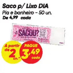 Dia Saco p/ Lixo DIA oferta