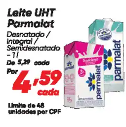 Dia Leite UHT Parmalat oferta