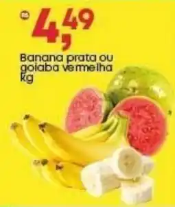 Frangolândia Banana prata ou goiaba vermelha oferta