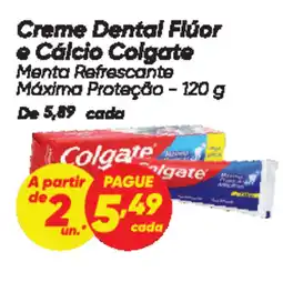 Dia Creme Dental Flúor e Cálcio Colgate oferta