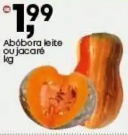 Frangolândia Abóbora leite ou jacaré oferta