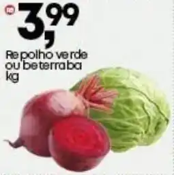 Frangolândia Repolho verde ou beterraba oferta