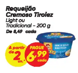 Dia Requeijão Cremoso Tirolez oferta