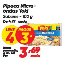 Pipoca Micro- ondas Yoki Sabores