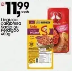 Frangolândia Linguiça calabresa Sadia qu Perdigão oferta
