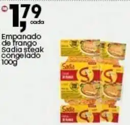 Frangolândia Empanado de frango Sadia steak congelado oferta