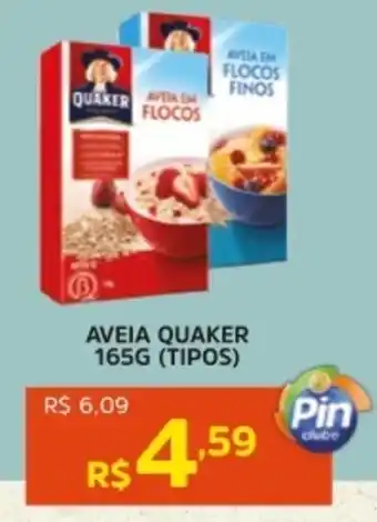 Pinheiro Supermercado Aveia quaker (tipos) oferta