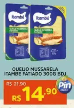 Pinheiro Supermercado Queijo mussarela itambe fatiado bdj oferta