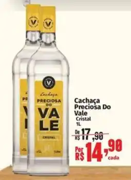 Supermercados Mateus Cachaça Preciosa Do Vale Cristal oferta