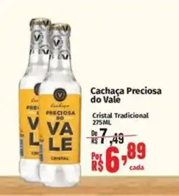 Supermercados Mateus Cachaça Preciosa do Vale Cristal Tradicional oferta