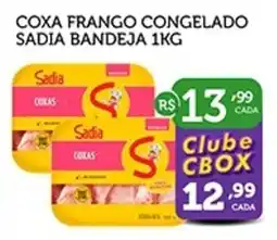 CenterBox Coxa frango congelado sadia bandeja oferta
