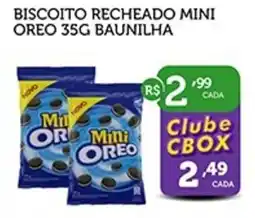 Biscoito recheado mini oreo baunilha