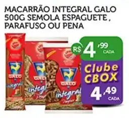 CenterBox Macarrão integral galo oferta