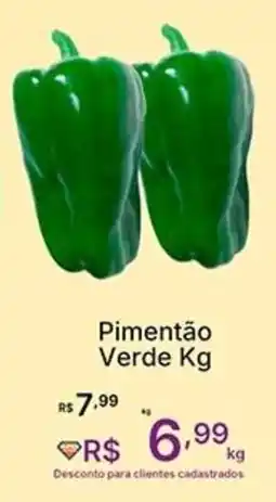 Super Lagoa Pimentão Verde oferta