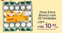 Super Lagoa Ovos Extra Branco oferta