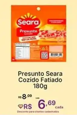 Super Lagoa Presunto Seara Cozido Fatiado oferta