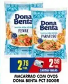 Higa's Supermercado Macarrao com ovos dona benta pct oferta