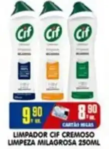 Higa's Supermercado Limpador cif cremoso limpeza milagrosa oferta