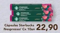 Supermercados Tauste Cápsulas Starbucks Nespresso oferta