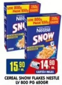 Higa's Supermercado Cartão cas cereal snow flakes nestle oferta