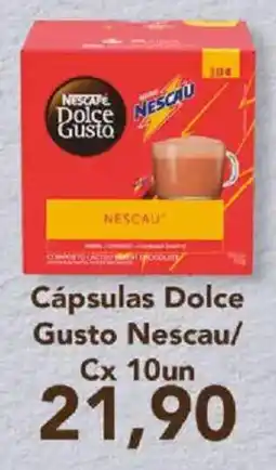 Supermercados Tauste Cápsulas Dolce Gusto Nescau oferta