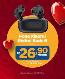 Berlanda Fone Xiaomi Redmi Buds 6 oferta