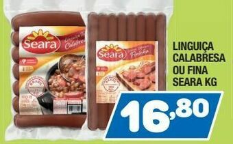 Costazul Supermercados Linguiça calabresa seara oferta