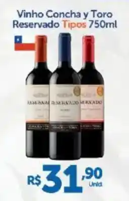 Atakarejo Vinho Concha y Toro Reservado Tipos oferta