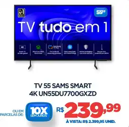 DB Supermercados Tv 55 sams smart 4K UN55DU7700GXZD oferta