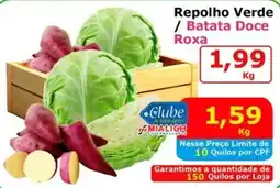 Mialich Supermercados Repolho Verde / Batata Doce Roxa oferta