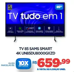 DB Supermercados Tv 85 sams smart 4K UN85DU8000GXZD oferta