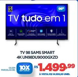 DB Supermercados Tv 98 sams smart 4K UN98DU9000GXZD oferta