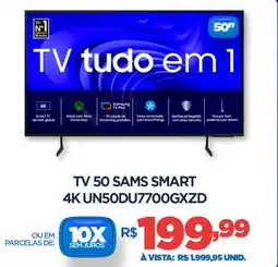DB Supermercados Tv 50 sams smart 4K UN50DU7700GXZD oferta