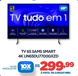 DB Supermercados Tv 65 sams smart 4K UN65DU7700GXZD oferta