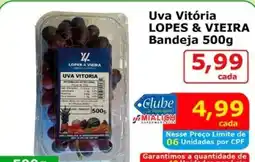 Mialich Supermercados Uva Vitória LOPES & VIEIRA Bandeja oferta