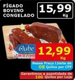 Mialich Supermercados Fígado bovino congelado oferta