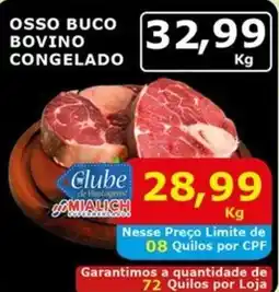 Mialich Supermercados Osso buco bovino congelado oferta