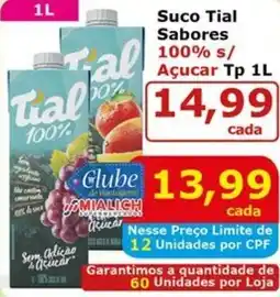 Mialich Supermercados Suco Tial Sabores oferta