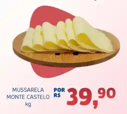 Trimais Supermercado Mussarela monte castelo oferta