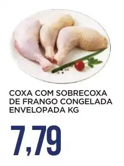 Apoio Mineiro Coxa com sobrecoxa de frango congelada envelopada oferta