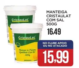 Manteiga cristaulat com sal