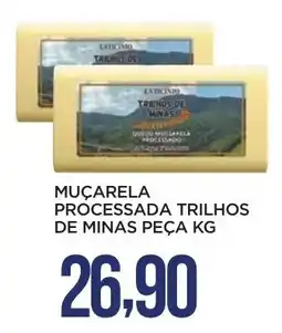 Apoio Mineiro Muçarela processada trilhos de minas peça oferta