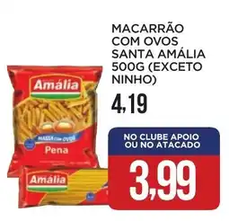Apoio Mineiro Macarrão com ovos santa amália oferta