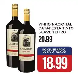 Apoio Mineiro Vinho nacional catafesta tinto suave oferta