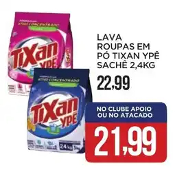 Apoio Mineiro Lava roupas em pó tixan Ypê sachê oferta