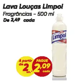 Dia Lava Louças Limpol Fragrâncias oferta
